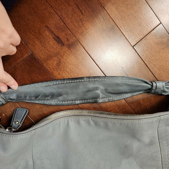 Coach Kristin gray leather hobo bag - Picture 10 of 15